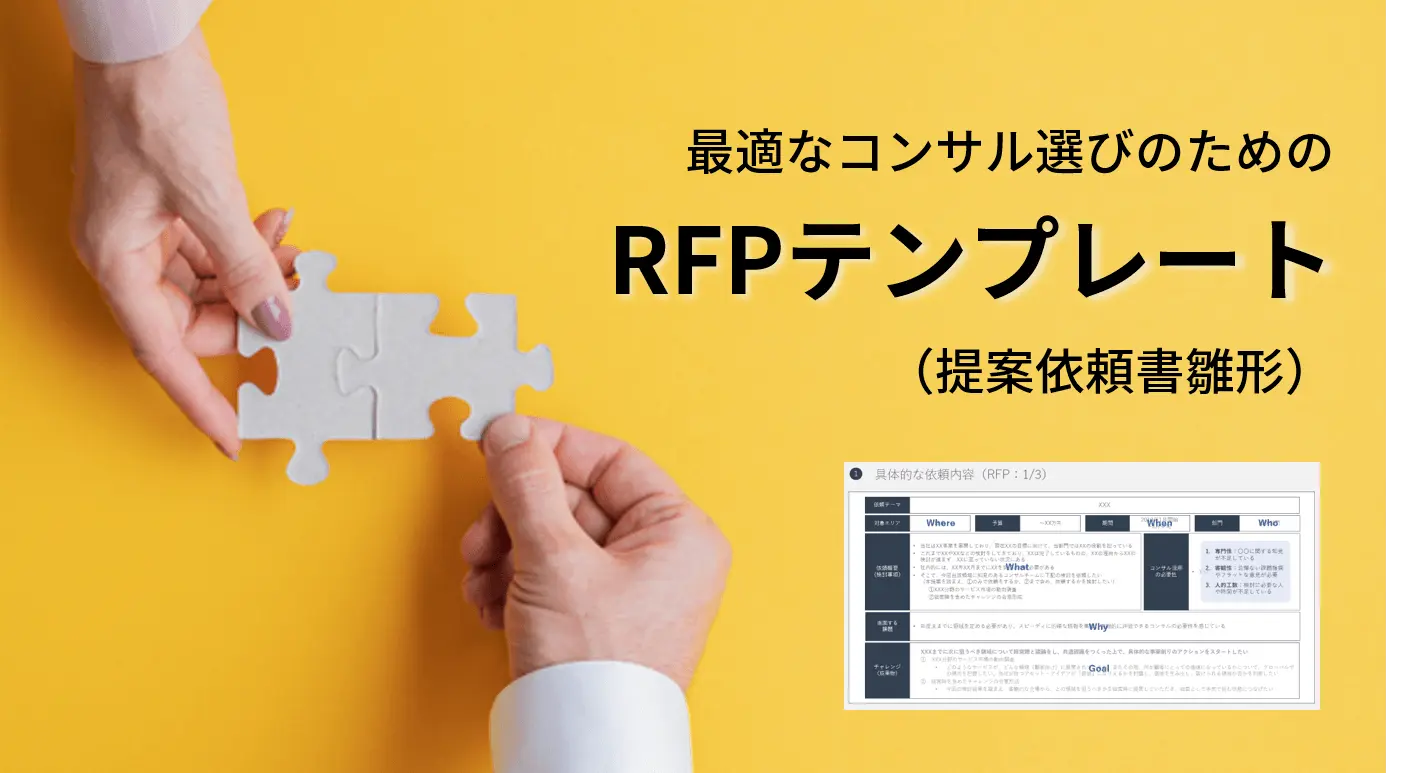 提案依頼書（RFP）テンプレート｜PROFFIT